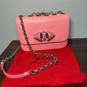 Christian Louboutin Pink Bow Purse